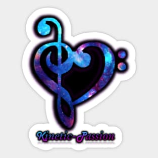 Kinetic-Passion Music Logo Sticker